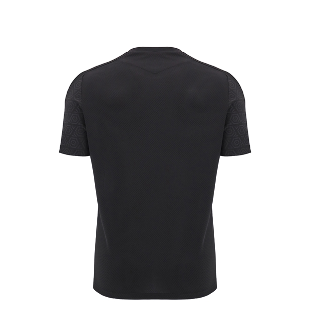Wales Junior Training T-Shirt - Black - 2025 - Back