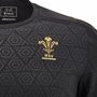 Wales Junior Training T-Shirt - Black - 2025 - WRU Logo 