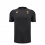 Wales Junior Training T-Shirt - Black - 2025 - Front 