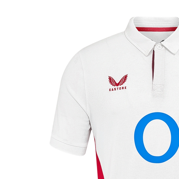 England Mens Home Classic Short Sleeve Rugby Shirt 25-26 - Castore