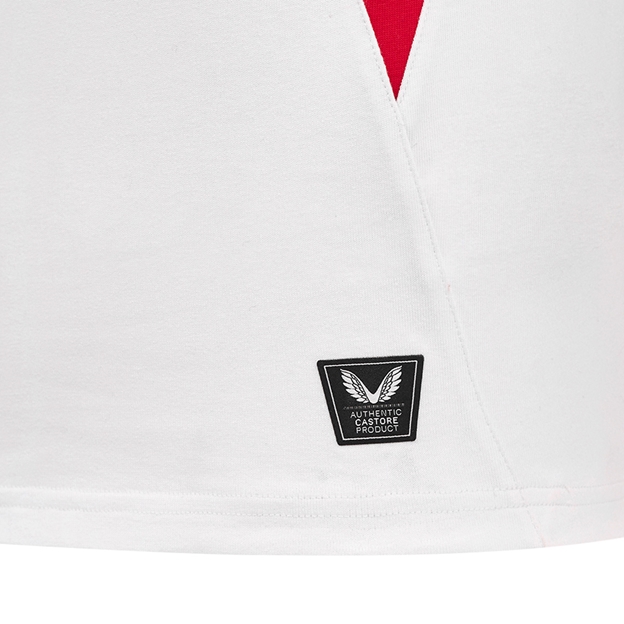 England Mens Home Classic Short Sleeve Rugby Shirt 25:26 - Hem