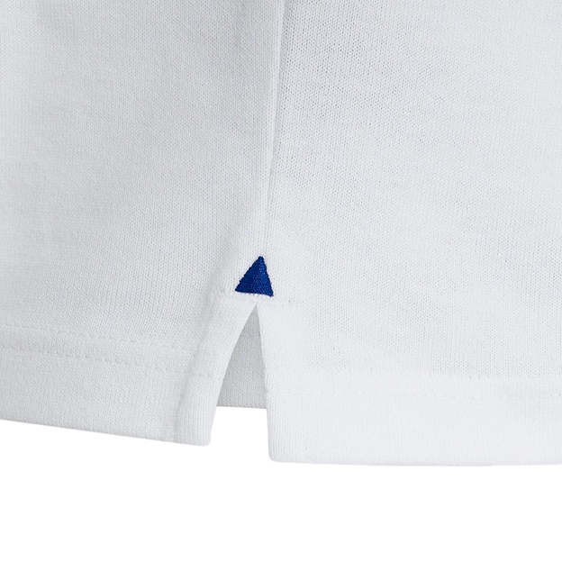 Bath Retro Rugby Shirt L/S White - Hem Close-up