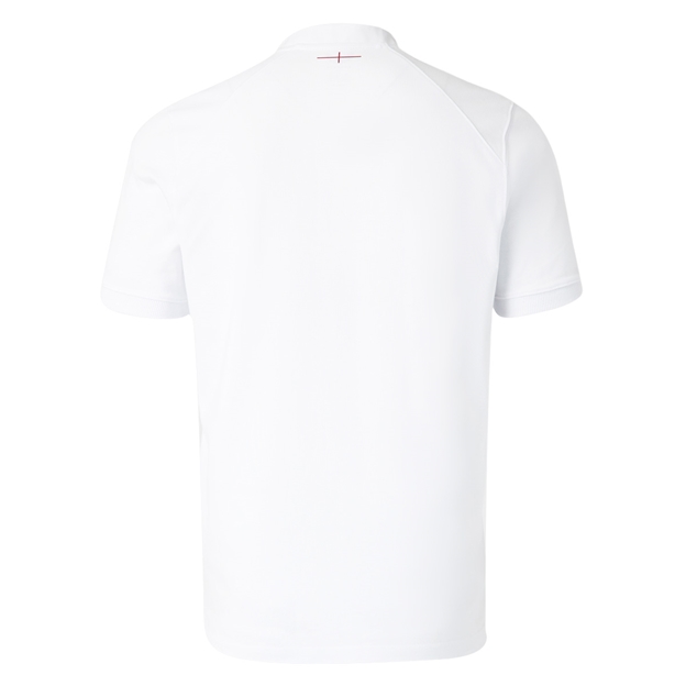 England Mens Home Classic Rugby Shirt 26/27 Brilliant White - Back View
