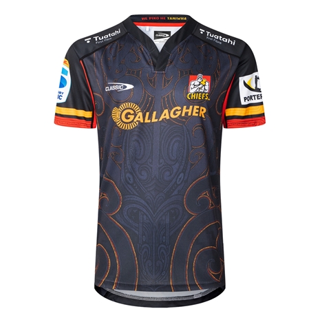 Chiefs Mens Home Rugby Shirt Short Sleeve 2025 - Front