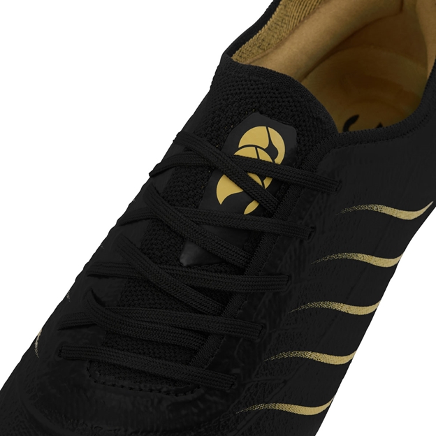 Canterbury Adults Phoenix 2.0 Elite Firm Ground Rugby Boots Black - Lacing