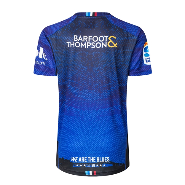Blues Kids Home Rugby Shirt Short Sleeve 2025 - Back