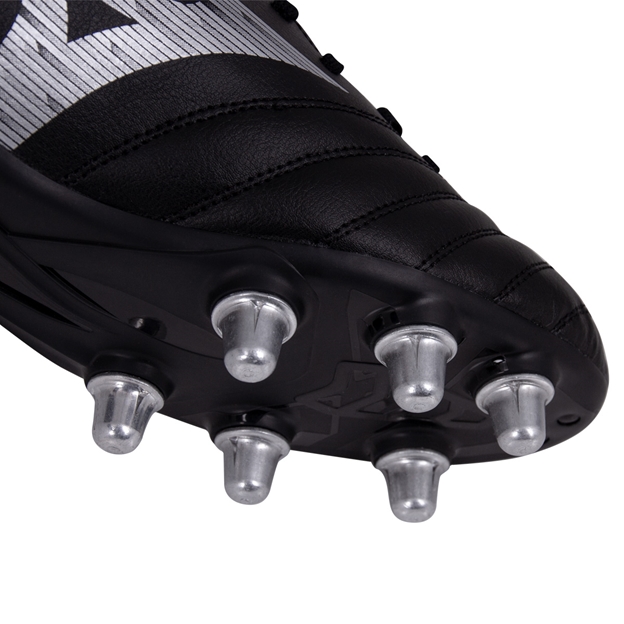 Mizuno Adults Monarcida Neo III Rugby Boots Black Silver - Forefoot