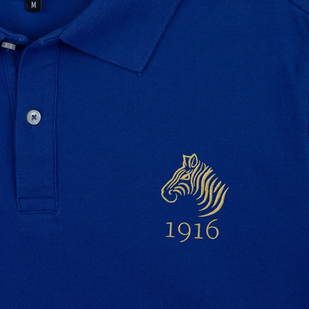 Namibia 1916 Adults Classic Cotton Polo Shirt - Badge Close-up