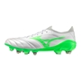 Mizuno Adults Morelia Neo IV Beta Elite Mixed Stud Soft Ground Rugby Boots - White-Green 