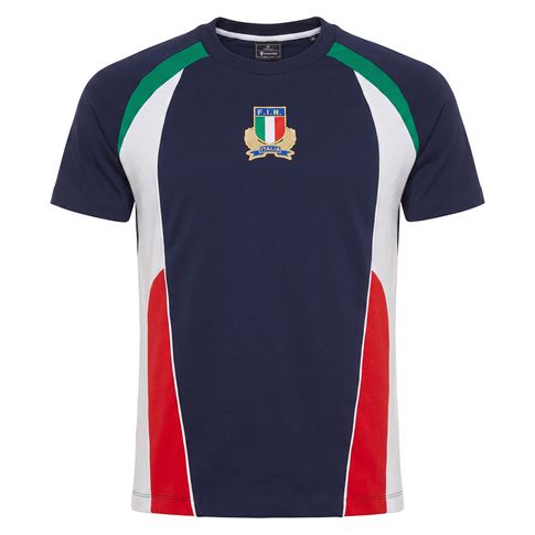 Italy Adults Heritage Rugby Shirt 26/27 – Navy