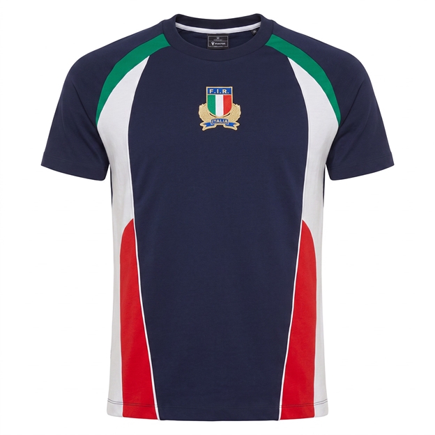 Italy Adults Heritage Rugby Shirt 26/27 - Navy