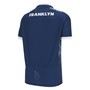 Sale Sharks Mens Home Rugby Shirt 25/26 Navy - Back 