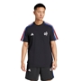 France Fan Wear Tee Black - Model Front 