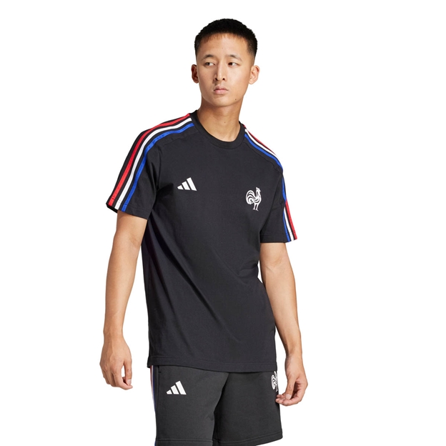 France Fan Wear Tee Black - Model Walking