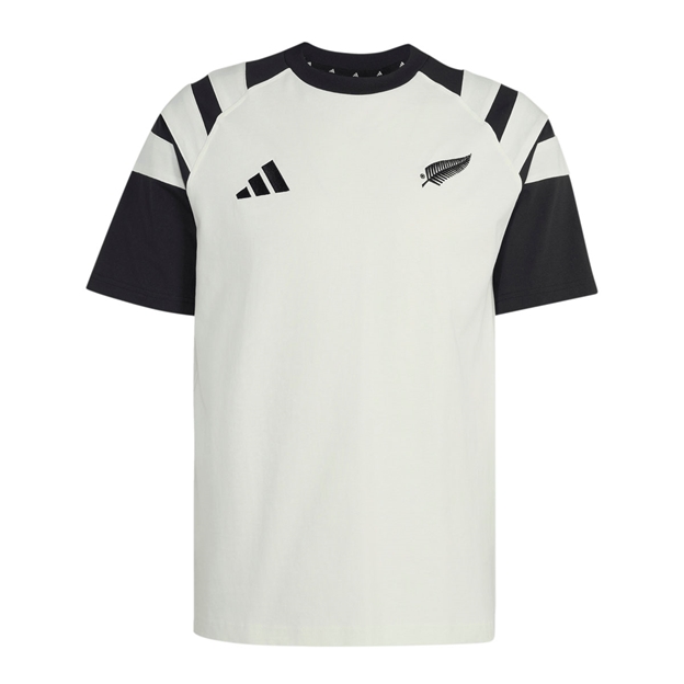 All Blacks Mens Leisurewear T-Shirt 26/27 Off White - Front View
