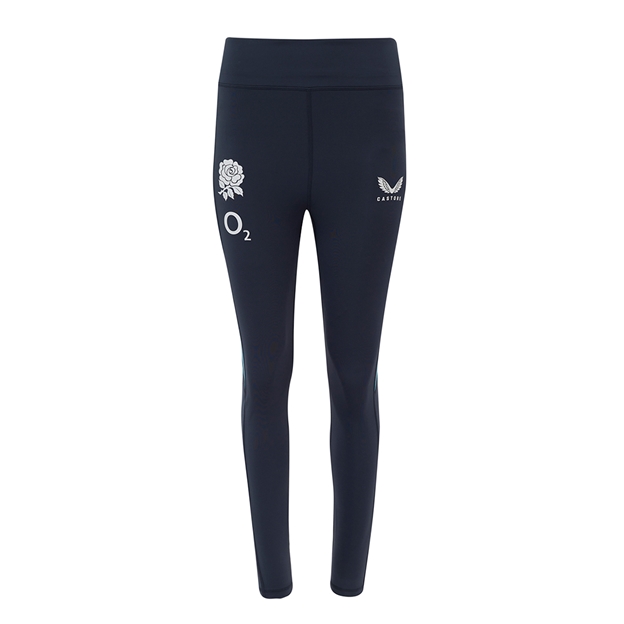 England Womens Performance Legging 25-26 Inkwell:Storm Blue - Front