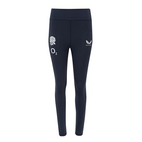 England Womens Performance Legging 25-26 Inkwell:Storm Blue - Front England Womens Performance Legging 25-26 Inkwell:Storm Blue - Front