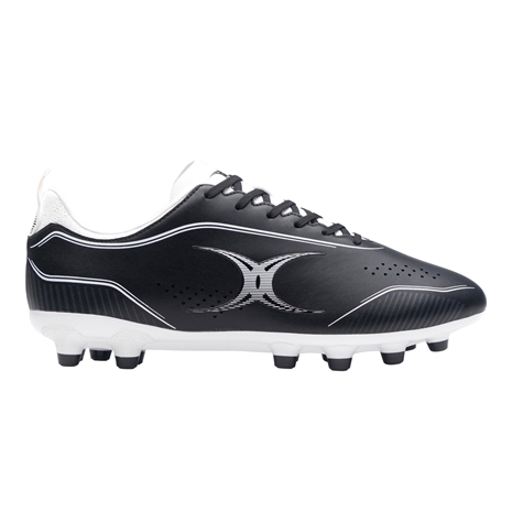 Gilbert Cage Torq MSX Firm Ground Rugby Boots Black - Outstep