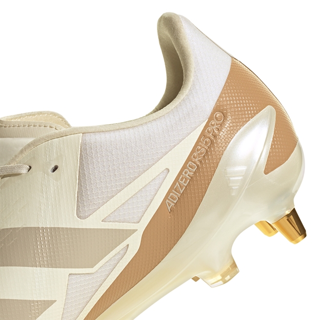 Adizero RS15 Pro Soft Ground Rugby Boots Off White - Cuff