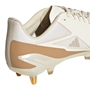 Adizero RS15 Pro Soft Ground Rugby Boots Off White - Heel 