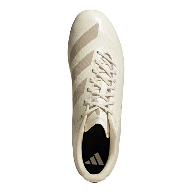 Adizero RS15 Pro Soft Ground Rugby Boots Off White - Top