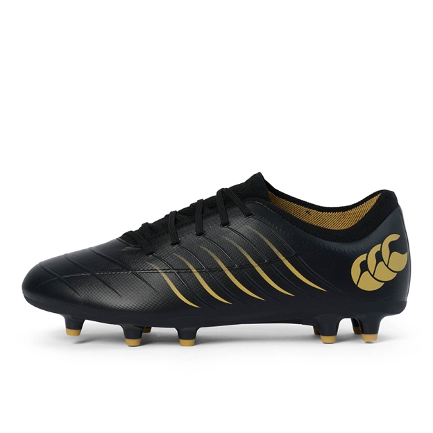 Canterbury Adults Phoenix 2.0 Pro Firm Ground Rugby Boots - Black