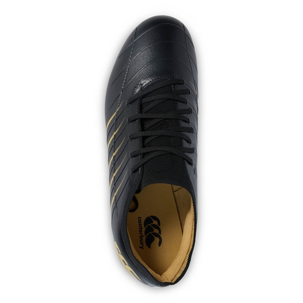 Canterbury Adults Phoenix 2.0 Pro Firm Ground Rugby Boots - Black
