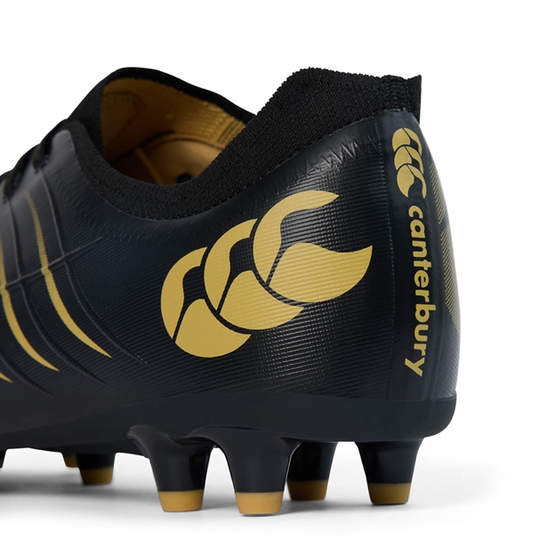 Canterbury Adults Phoenix 2.0 Pro Firm Ground Rugby Boots - Black