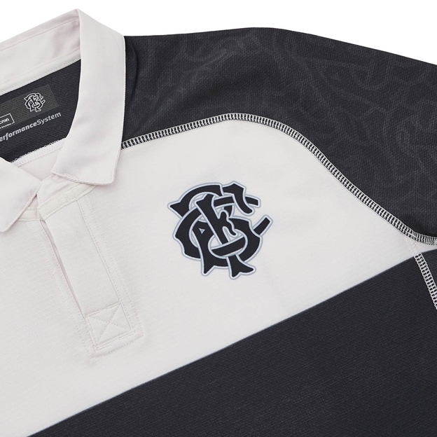Barbarians Mens Bodyfit Home Rugby Shirt - Short Sleeve - Chest