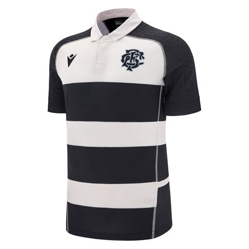 Bath Saracens RFC Adult's Dark Navy / Red Photon Mens Warm Up Jacket