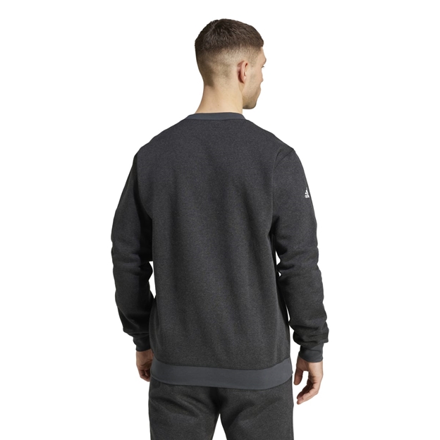 All Blacks Mens Sweatshirt Black - Model Back View