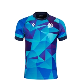 Scotland Junior Rugby Training Jersey - Blue - 2025 Front