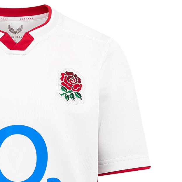 England Kids Limited Edition Calcutta Cup Since 1879 Home Rugby Shirt 25/26 White - RFU Rose