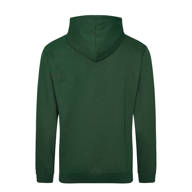 Womens World Cup Ireland Kids Classic Hoodie Bottle Green - Back