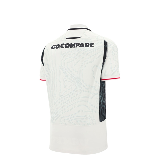 Wales Junior Away Rugby Shirt 25/26 White - Back