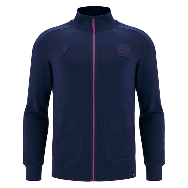 Scotland Mens Anthem Jacket 25/26 Navy - Front