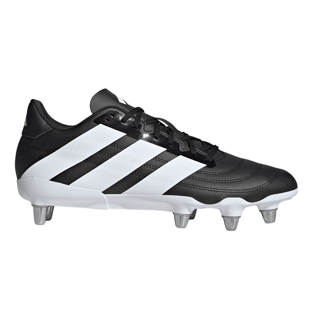 Adidas Adults Kakari Soft Ground Rugby Boots Core Black - Outstep View