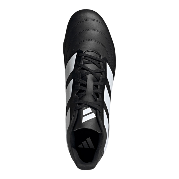 Adidas Adults Kakari Soft Ground Rugby Boots Core Black - Top View