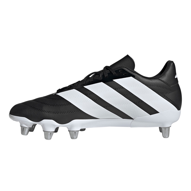 Adidas Adults Kakari Soft Ground Rugby Boots Core Black - Instep View