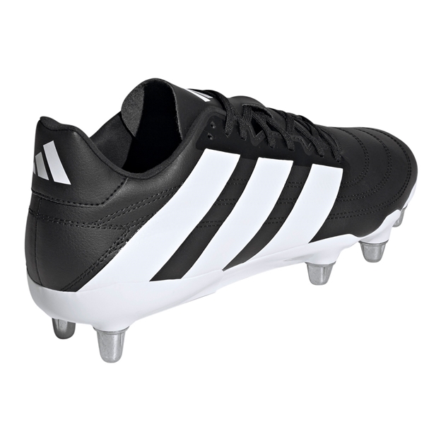 Adidas Adults Kakari Soft Ground Rugby Boots Core Black - Back View