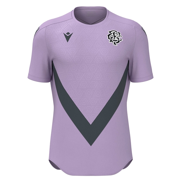 Barbarians Mens Training Rugby Shirt 25/26 Lilac - Front View