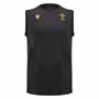 Wales Mens Poly Training Singlet - Black 2025 - Front 