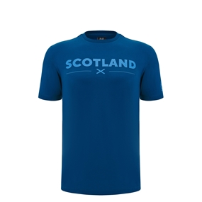 Scotland Junior Cotton T-Shirt - Navy Blue - 2025 - Front