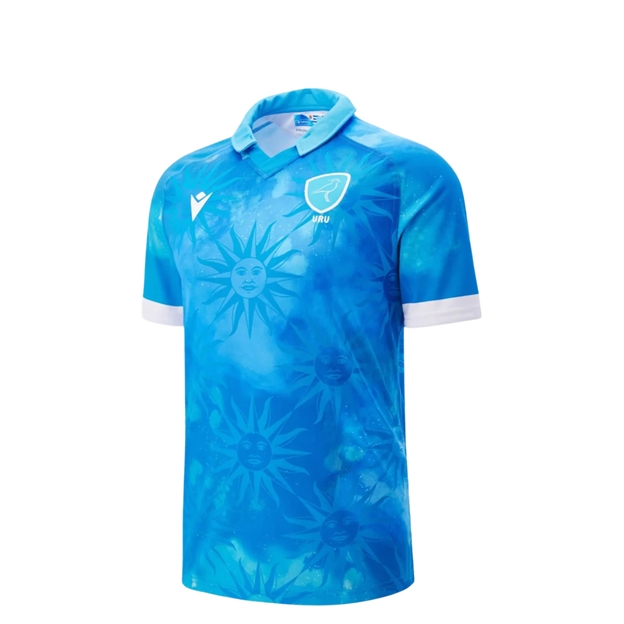 Uruguay Junior Home Rugby Shirt 25/26 Sky Blue - Front
