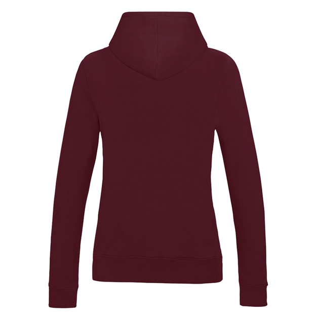 England Womens Classic Hoodie Burgundy - Back View