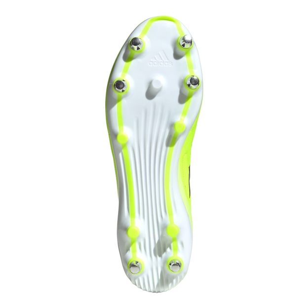 adidas Adults RS15 Soft Ground Rugby Boots Yellow - Soleplate