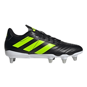 adidas Adults Kakari Soft Ground Rugby Boots Black - Outstep