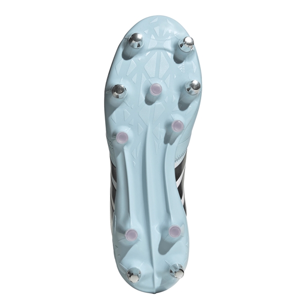 Adidas Womens RS15 Avaglide Soft Ground Rugby Boots Ice Blue - Soleplate View