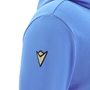 Italy Mens Supporters Cotton Hoody 25/26 Blue/Black - Metallic Macron Logo 