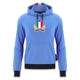 Italy Mens Supporters Cotton Hoody 25/26 Blue/Black - Front 